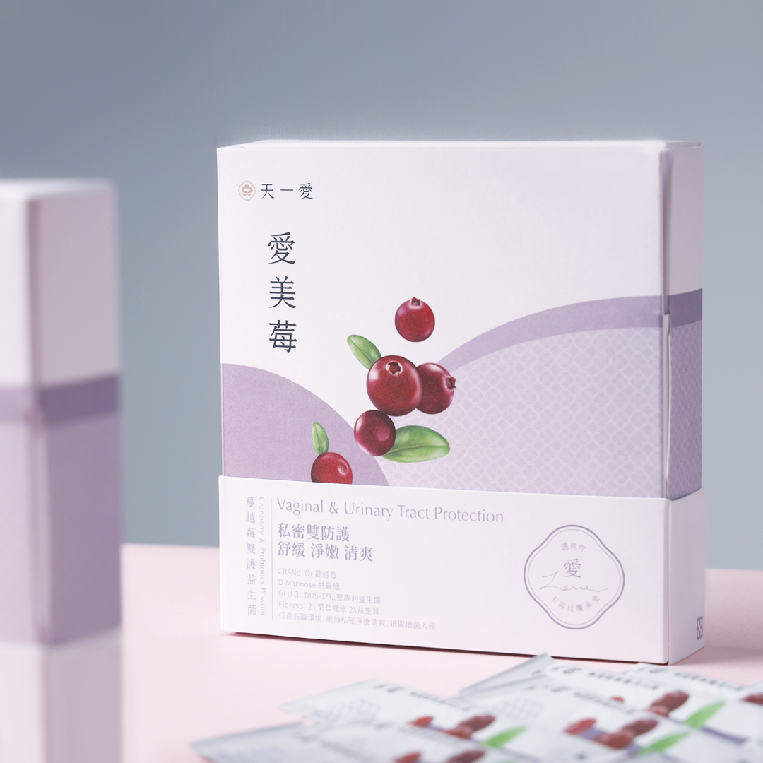 【愛美莓】蔓越莓雙護益生菌1盒(15入/盒)